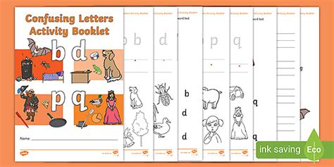 Letter Reversal Worksheet - Dyslexia letters mixed up