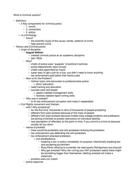 CJ Lecture 8-25 - What is Criminal Justice? Definition " ç2 Key ...