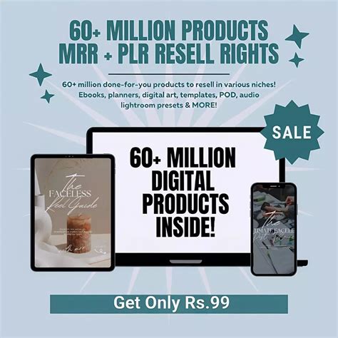 60+ Million Resell Digital Products Bundle Ideal for Passive Income ...