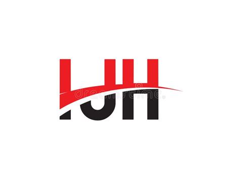 IJH Letter Initial Logo Design Vector Illustration Stock Vector ...
