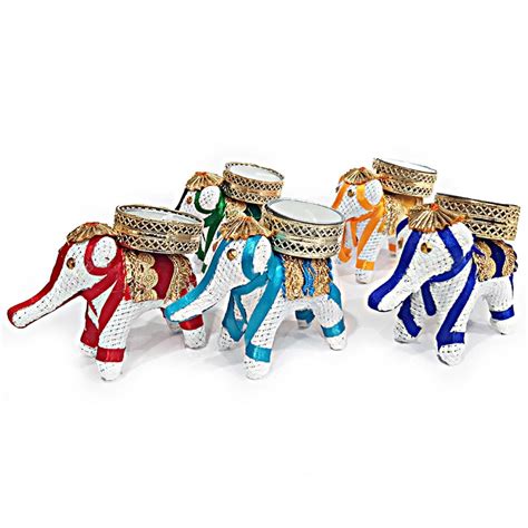 Elephant Candle Holder – Pack of 5pc (Product Code 3152) at Rs 384.00