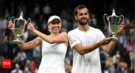 Ukraine's Lyudmyla Kichenok wins Wimbledon mixed doubles title with ...