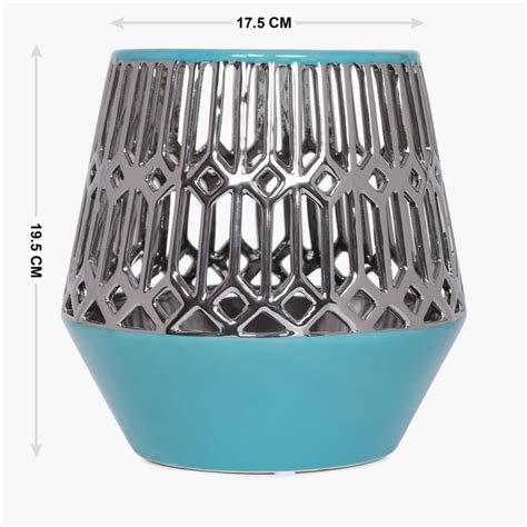 Buy Splendid Garwyn Ceramic Vase- 19 cm. from Home Centre at just INR ...