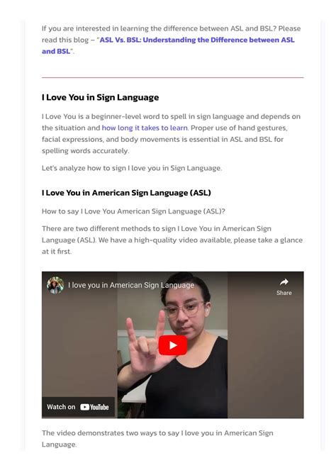PPT - Learn How to Say I Love You in Sign Language PowerPoint Presentation - ID:12985486