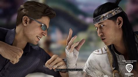 Mortal Kombat X Johnny Cage Interaction Dialogues 的图像结果