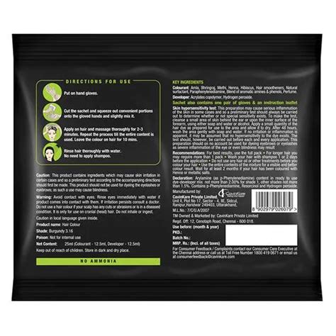 Indica Easy Hair Colour Natural Black, 25 ml Price, Uses, Side Effects ...