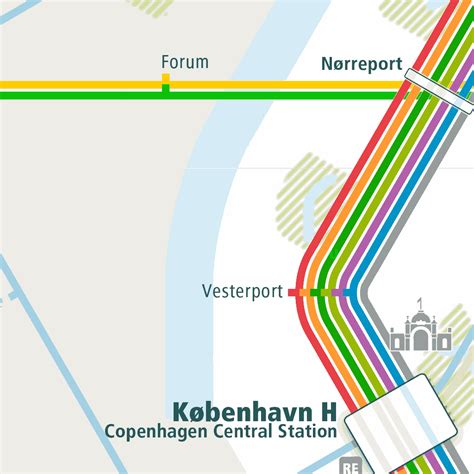 Copenhagen Rail Map City Train Route Map Your Offline Travel Guide