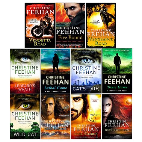 Christine Feehan 11 Books Collection Set (Vengeance Road, Fire Bound ...