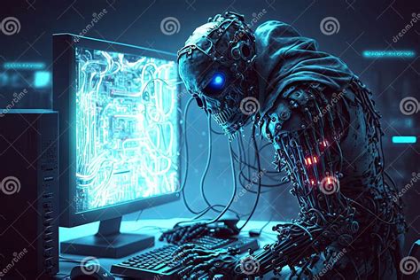 Image result for Robot Computer Hacker