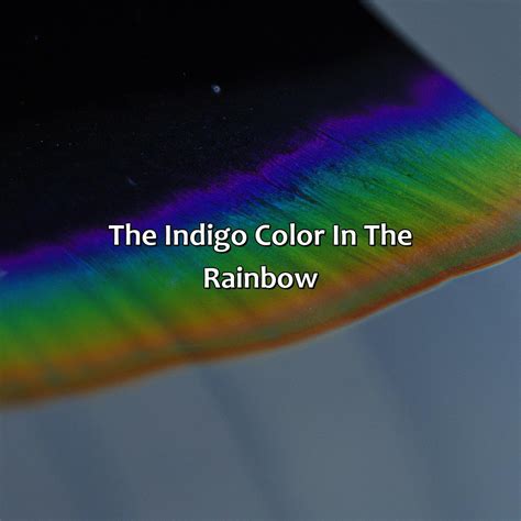 Indigo Color Rainbow