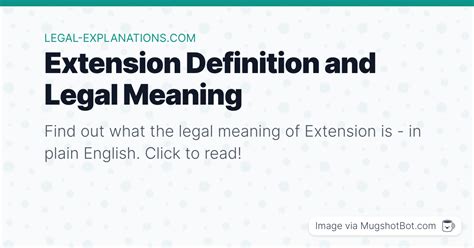 Image result for Extension by Definitions
