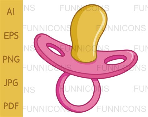 Free pink pacifier clip art, Download Free pink pacifier clip art png ...