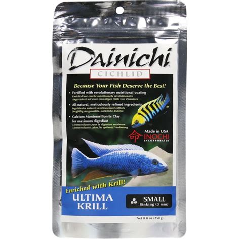 Dainichi Cichlid Ultima Krill Sinking Small Pellet 250g | www.best-aquaticworld.com