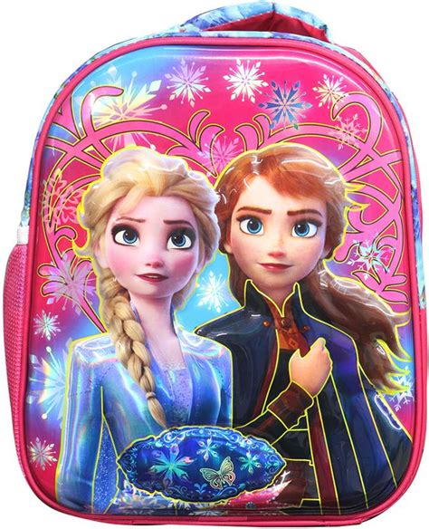 Kopila Fiber Coated Girl's Princess Pink School Bag/Backpack 10 L ...