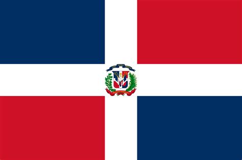 The Dominican Republic Flag Vector – Free Download – Flags Web