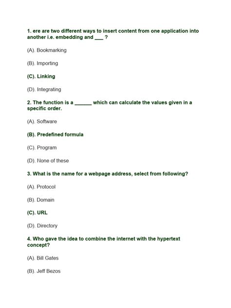 Computer Basic MCQ Questions 的图像结果