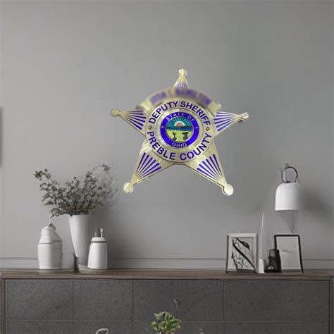 Preble County Sheriff Badge – Premier Metal Art