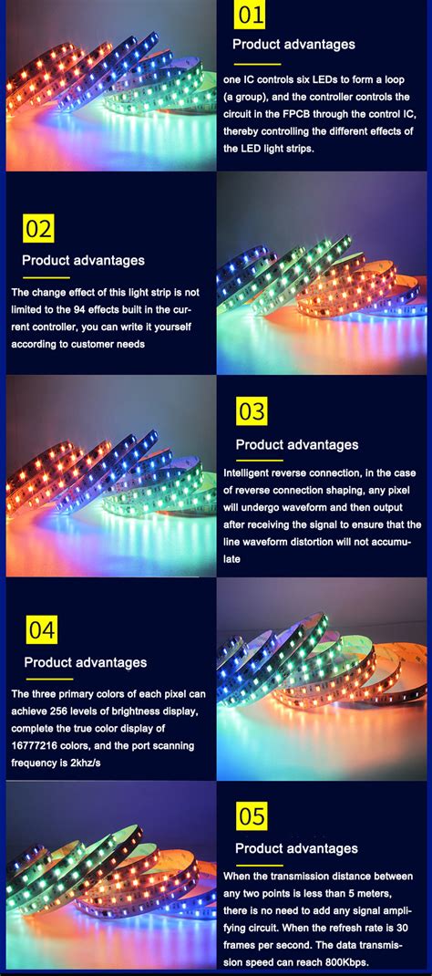 100' Color Chasing Addressable LED Lighting 的图像结果
