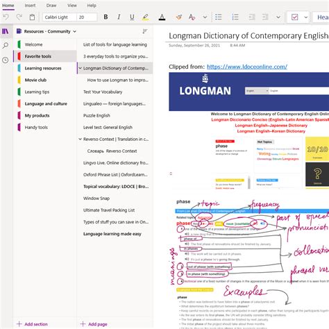 Image result for English Lesson OneNote