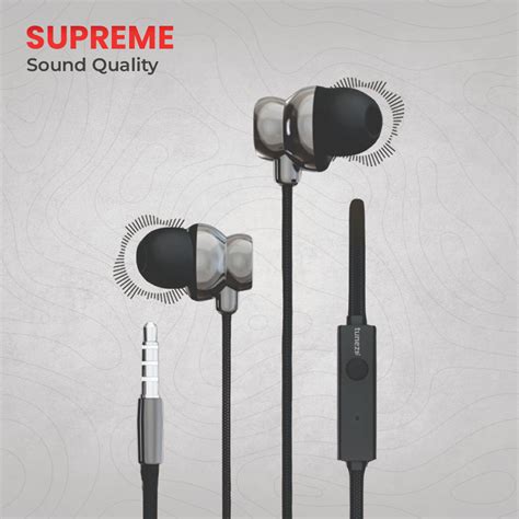 Tunez H Series Wired Earphones for Premium Sound