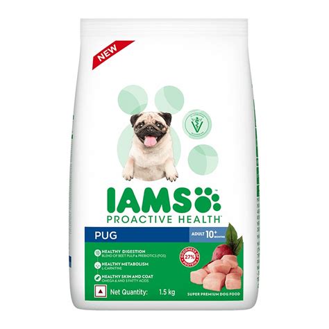 Best Pug Dog Food - IAMS Proactive Health Adult Pug