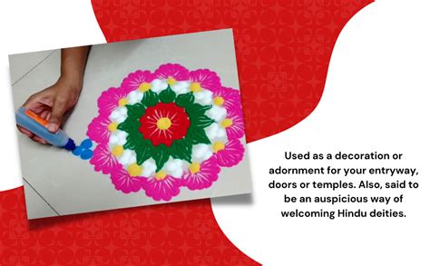 Buy CraftVatika 12 Rangoli Colour Powder Tube Kit Diwali Decoration ...