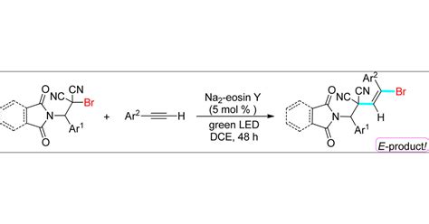 Visible-Light-Initiated Na2-Eosin Y Catalyzed Highly Regio- and ...