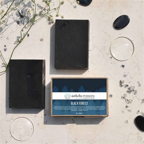 Handmade Activated Charcoal Soap - Black Forest – Nature Masons
