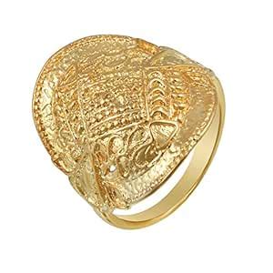 Memoir Gold plated, Cap shaped hand crafted Gold look alike, Free size ...