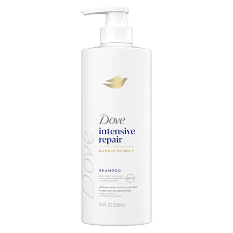 Dove Shampoo Intensive Repair with Bio-Protein Care Technology & Amino ...