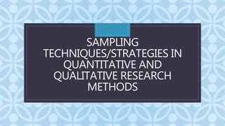 Image result for Sampling Method in Quantitative Research