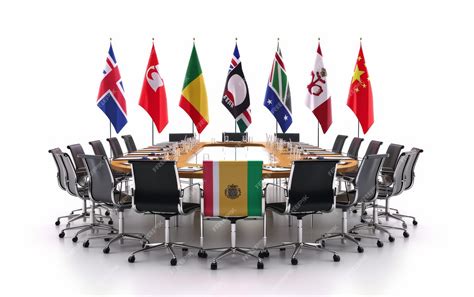Premium Photo | International Trade Negotiations Table with Trade ...