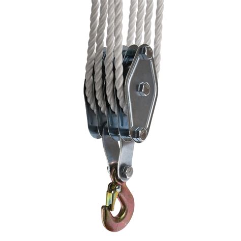 Snapklik.com : Block And Tackle Pulley System - Rope Hoist Pulley ...