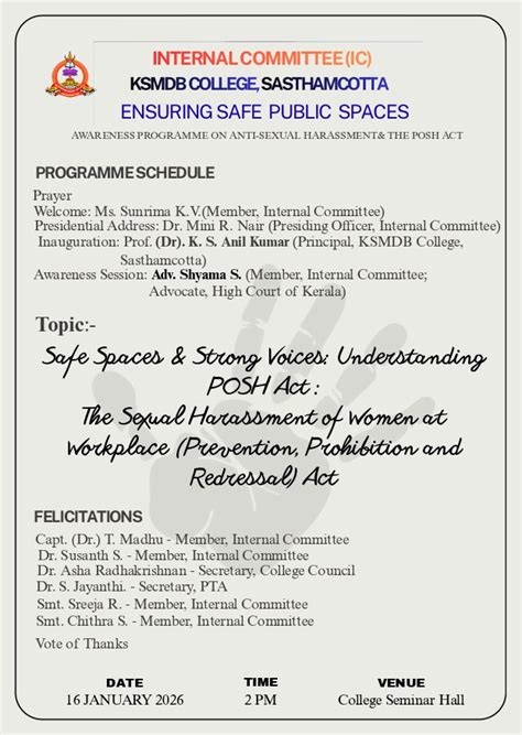 ENSURING SAFE PUBLIC SPACES