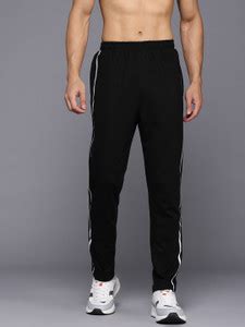 HRX by Hrithik Roshan Solid Men Black Track Pants - Buy HRX by Hrithik ...