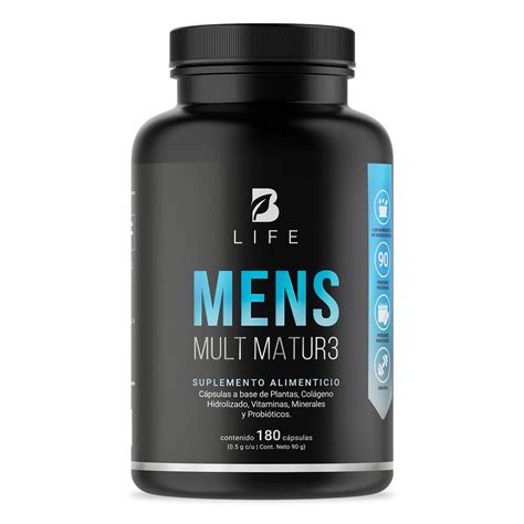 Multivitaminico Para Hombre Mayor De 40 Años 180c B Life BLIFE Cápsulas ...