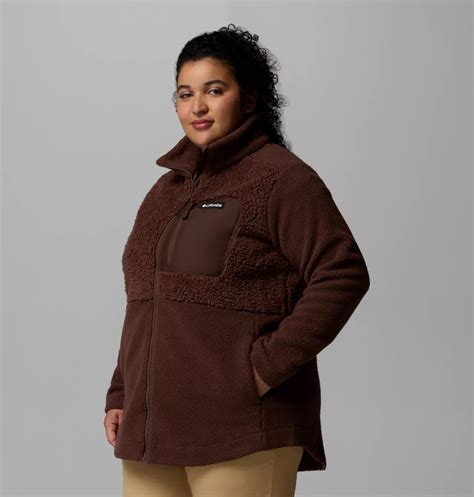 Women's Columbia Lodge Sherpa Full Zip Fleece Jacket - Plus Size | Columbia