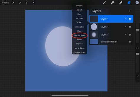 Procreate Layer Mask 的图像结果