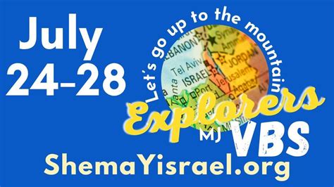 mj VBS, Shema Yisrael - A Messianic Jewish Congregation, Penfield, 24 ...