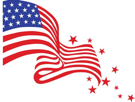 Happy Fourth Of July Flag transparent PNG - StickPNG