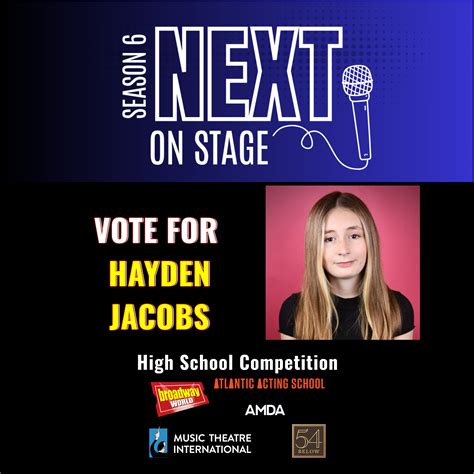 Hayden Jacobs - She Used to Be Mine BroadwayWorld's Next on Stage