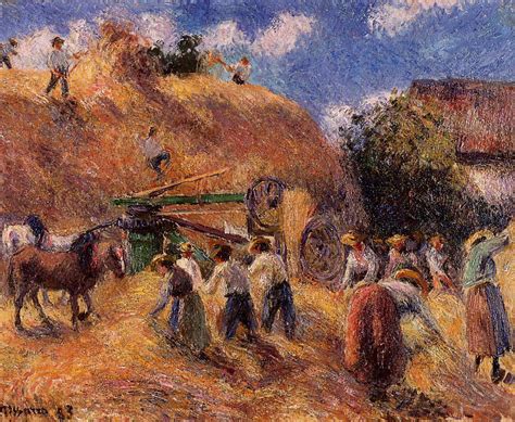 The Harvest (1883) by Camille Pissarro – Artchive