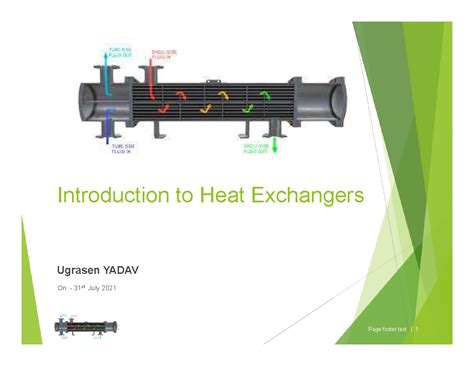 Introduction to heat exchangers: concepts and design (Ugrasen) - Studocu
