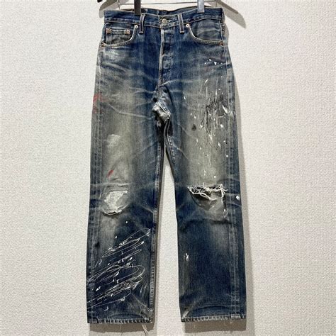 levis501XX Special paint & hard repair W30 | tailor_dept