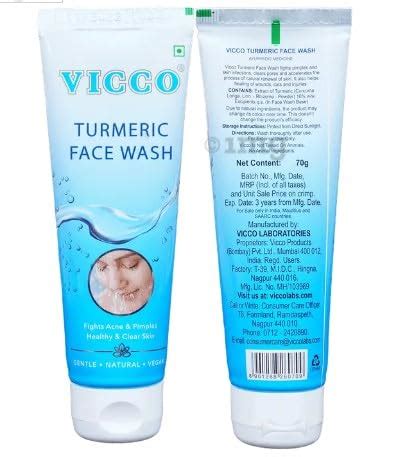 Ayurvedic Vicco Turmeric Face Wash 70g : Amazon.in: Beauty