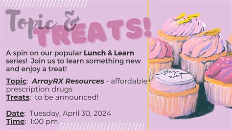 Topic & Treats: ArrayRX Resources - affordable prescription drug ...