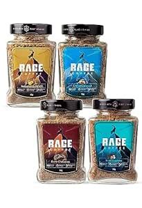 Rage Coffee Pack of 4 Flavours - Irish Hazelnut, Dark Chocolate, Creme ...
