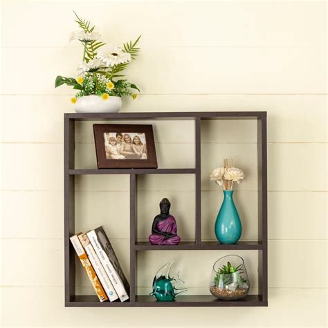 Buy Helios Medley Wall Shelf - Brown from Helios by Home Centre at just ...