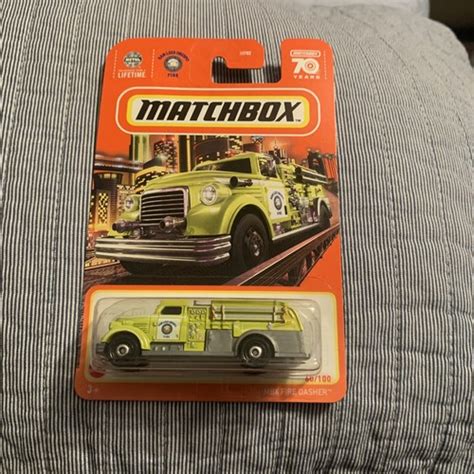 2023 Matchbox MBX FIRE DASHER #60 safety yellow fire | Ubuy India