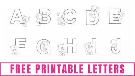 Printable Letters Free Pdf